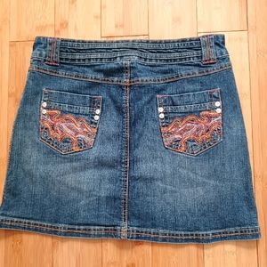 NWOT Hannah Montana Denim Mini- Skirt Size 16 Juniors